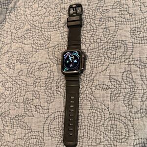Apple Watch 8 with lots of bands